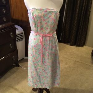 Lilly Pulitzer Strapless Dress Size 8